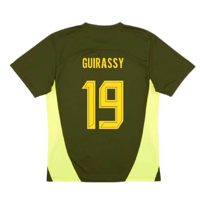 2024-2025 Borussia Dortmund Training Shirt (Myrtle) (Guirassy 19) — Shop Now