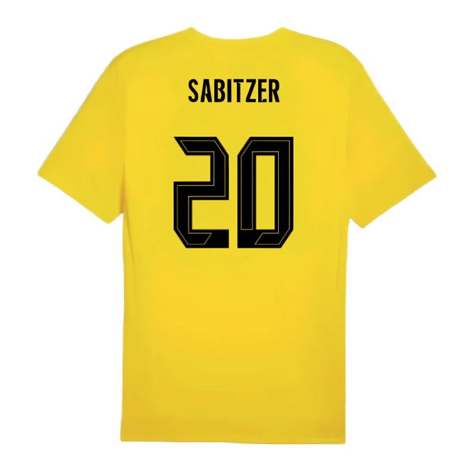 2024-2025 Borussia Dortmund Training Shirt (Yellow) (Sabitzer 20) — Buy Now