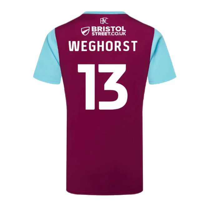 2024-2025 Burnley Home Shirt (Weghorst 13) — Buy Now
