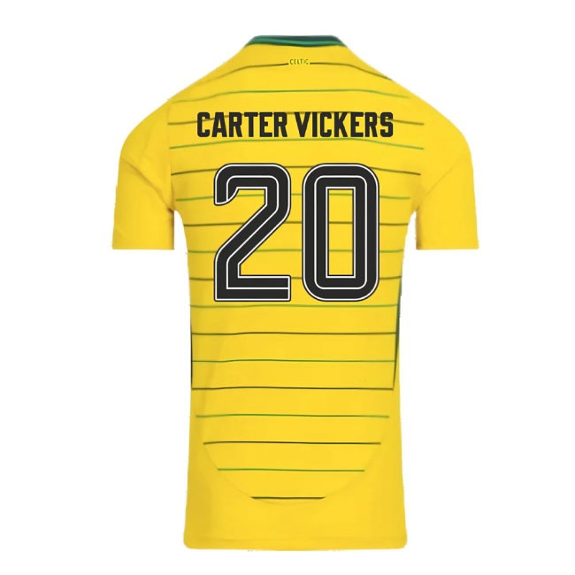 2024-2025 Celtic Away Shirt (No Sponsor) (Carter Vickers 20) — Buy Now