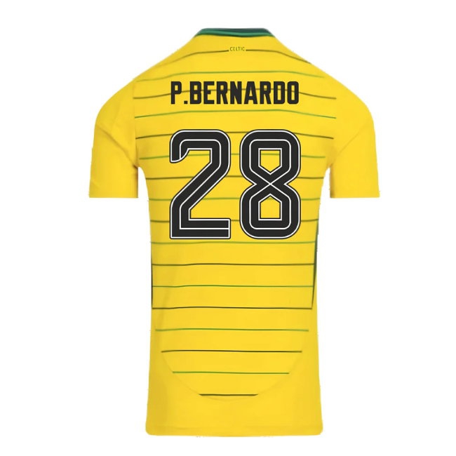 2024-2025 Celtic Away Shirt (No Sponsor) (P.Bernardo 28) — Shop Now