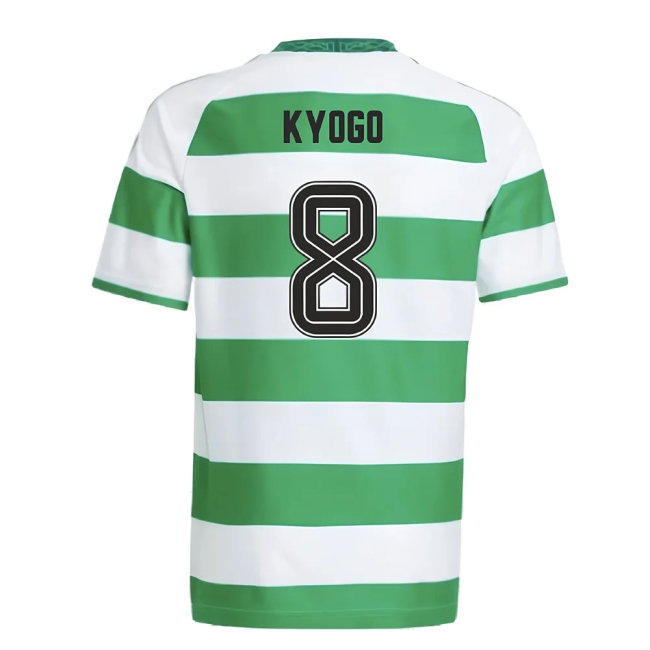 2024-2025 Celtic Home Shirt (Kids) (Kyogo 8) — Shop Online