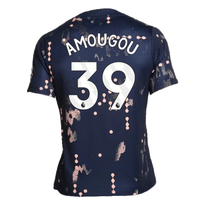 2024-2025 Chelsea Academy Pro Pre-Match Shirt (Obsidian) (Amougou 39) — Shop Now
