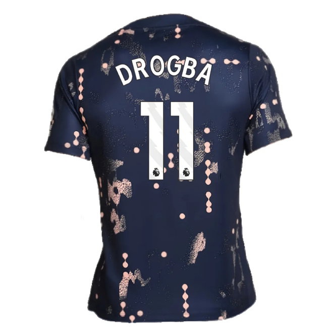2024-2025 Chelsea Academy Pro Pre-Match Shirt (Obsidian) (Drogba 11) — Shop Now