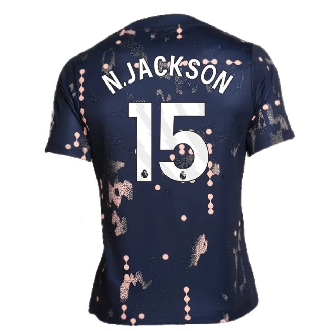 2024-2025 Chelsea Academy Pro Pre-Match Shirt (Obsidian) (N.Jackson 15) — Buy Online