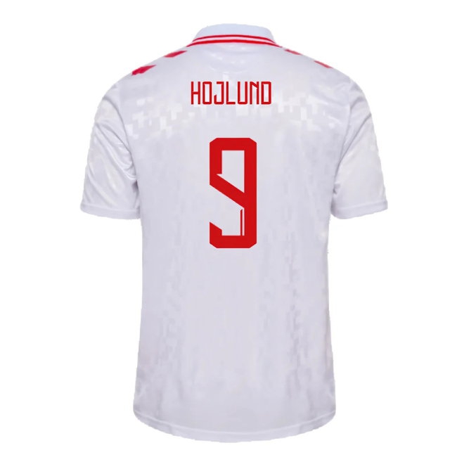 2024-2025 Denmark Away Shirt (Hojlund 9) — Buy Online