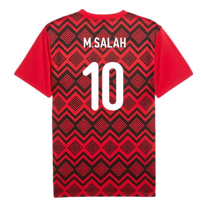 2024-2025 Egypt Prematch SS Jersey (Red) (M.Salah 10) — Buy Online