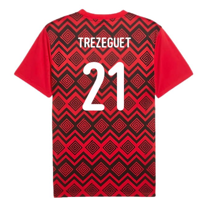 2024-2025 Egypt Prematch SS Jersey (Red) (Trezeguet 21) — Shop Now