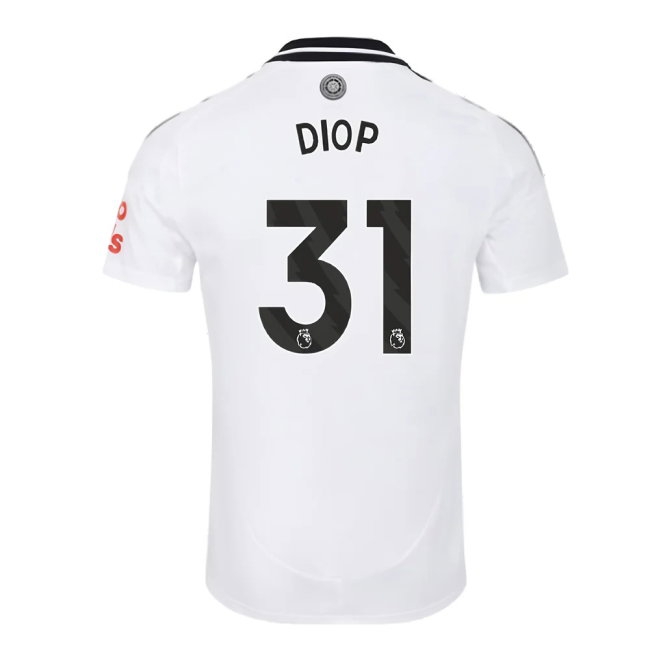 2024-2025 Fulham Home Shirt (Diop 31) — Shop Online