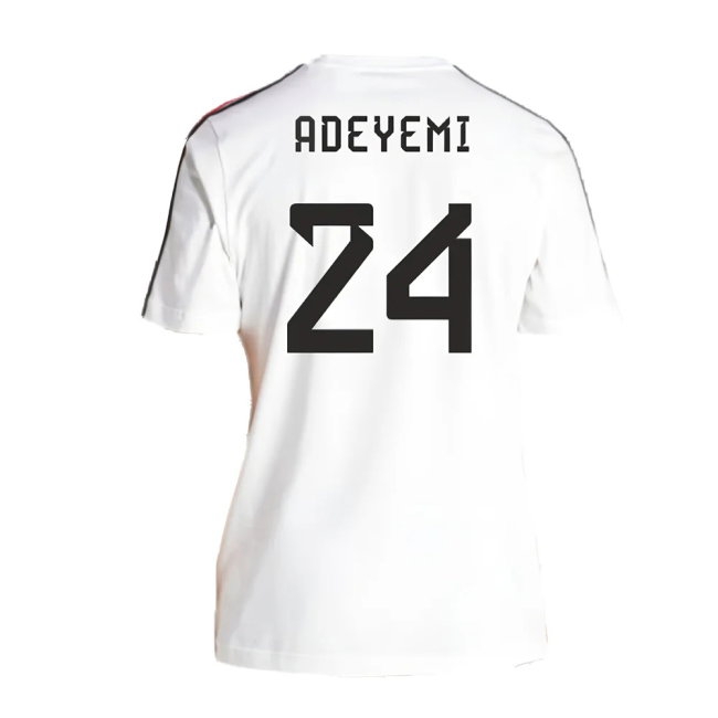 2024-2025 Germany 3S DNA Tee (White) (Adeyemi 24) — Buy Now