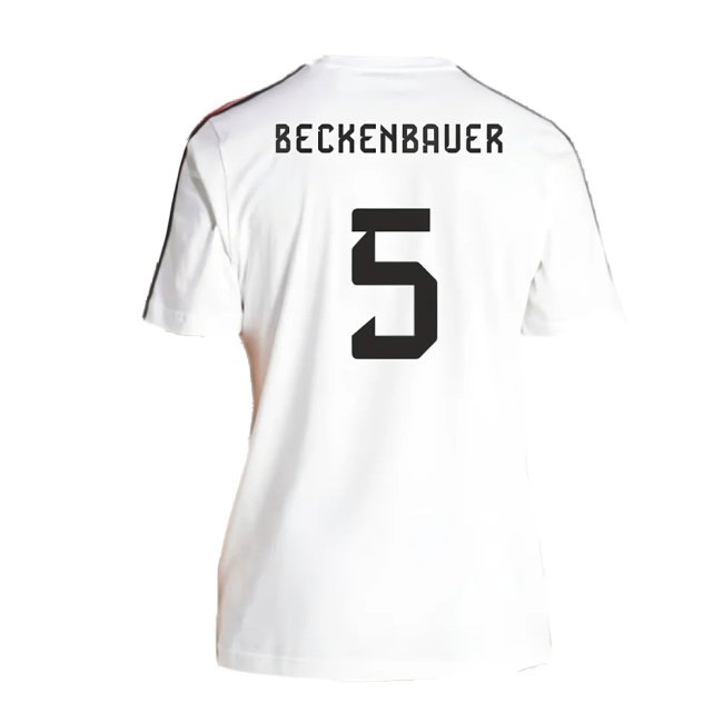 2024-2025 Germany 3S DNA Tee (White) (BECKENBAUER 5) — Buy Online