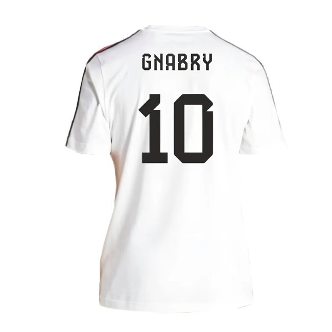2024-2025 Germany 3S DNA Tee (White) (Gnabry 10) — Buy Online