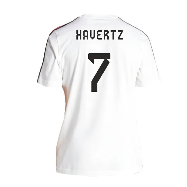 2024-2025 Germany 3S DNA Tee (White) (Havertz 7) — Shop Now
