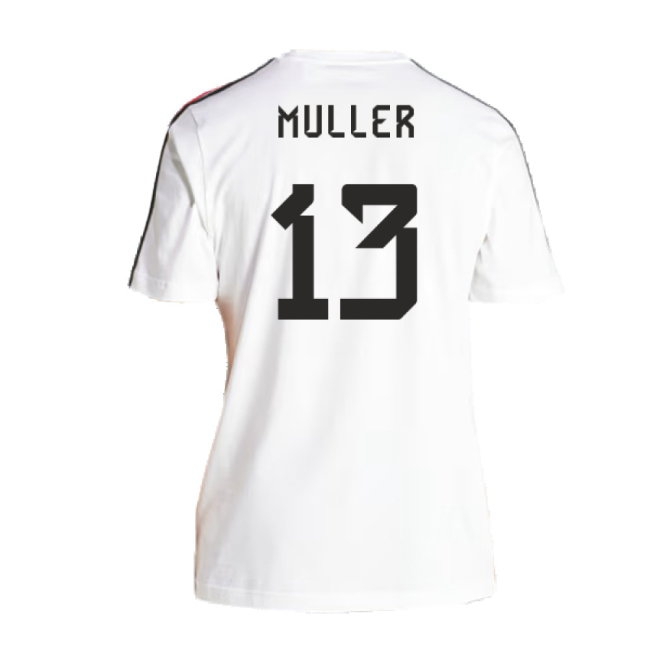 2024-2025 Germany 3S DNA Tee (White) (Muller 13) — Buy Now