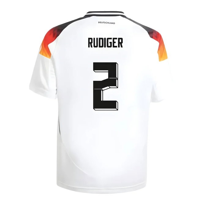 2024-2025 Germany Home Shirt (Kids) (Rudiger 2) — Buy Now