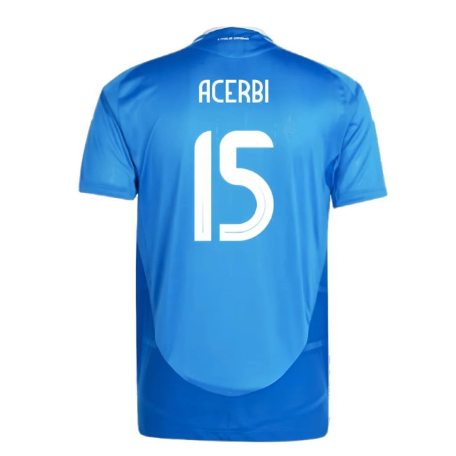 2024-2025 Italy Player Version Home Shirt (ACERBI 15) — Shop Online