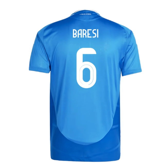 2024-2025 Italy Player Version Home Shirt (BARESI 6) — Buy Online