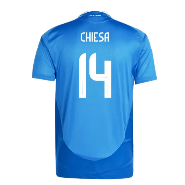 2024-2025 Italy Player Version Home Shirt (CHIESA 14) — Buy Online