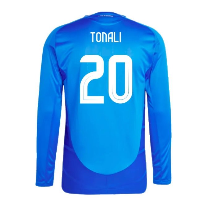 2024-2025 Italy Player Version Long Sleeve Home Shirt (TONALI 20) — Shop Now