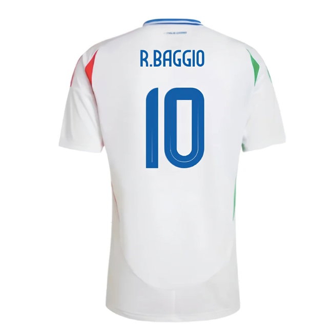 2024-2025 Italy Away Shirt (R.BAGGIO 10) — Buy Online