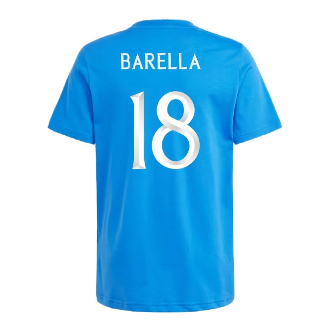 2024-2025 Italy DNA Tee (Blue) - Kids (BARELLA 18) — Buy Online