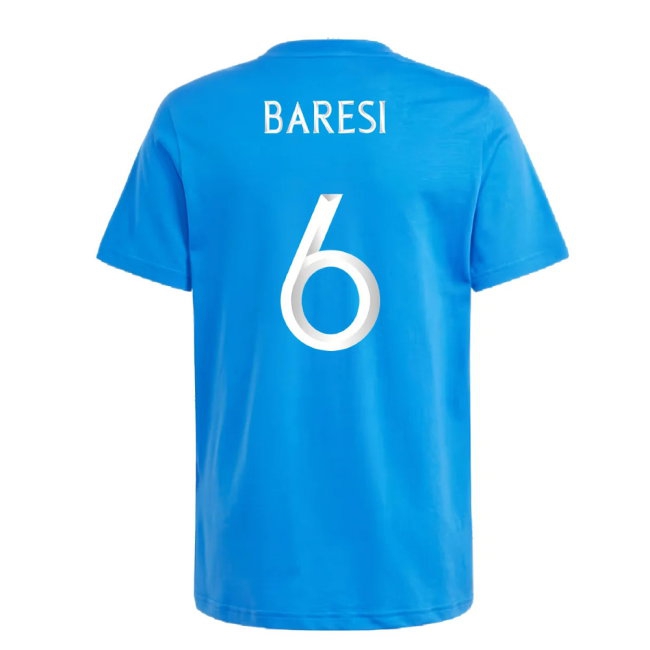 2024-2025 Italy DNA Tee (Blue) - Kids (BARESI 6) — Buy Now