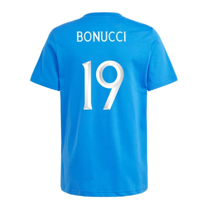 2024-2025 Italy DNA Tee (Blue) - Kids (BONUCCI 19) — Buy Online