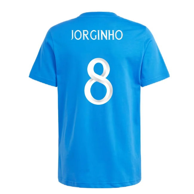2024-2025 Italy DNA Tee (Blue) - Kids (JORGINHO 8) — Shop Now