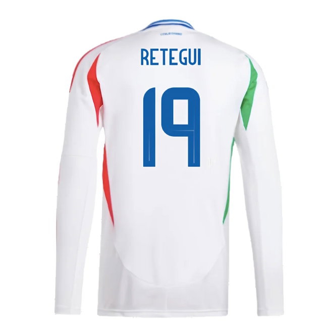 2024-2025 Italy Long Sleeve Away Shirt (RETEGUI 19) — Shop Now