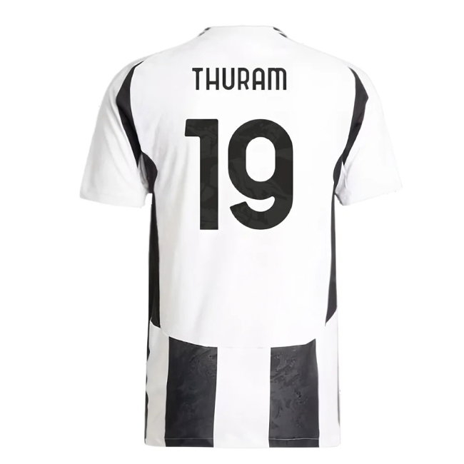 2024-2025 Juventus Player Version Home Shirt (Thuram 19) — Shop Now