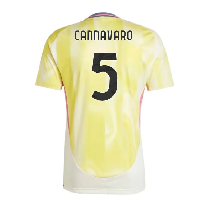 2024-2025 Juventus Away Shirt (Cannavaro 5) — Buy Online