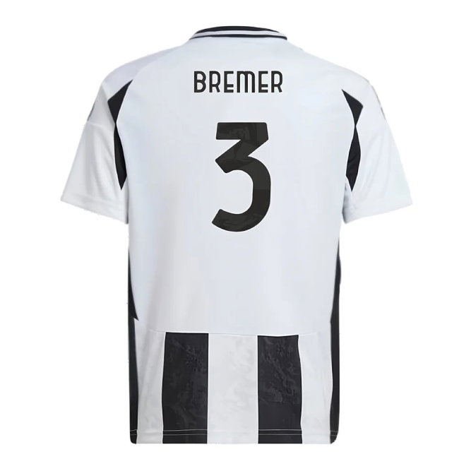 2024-2025 Juventus Home Mini Kit (Bremer 3) — Buy Online