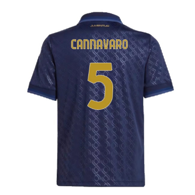 2024-2025 Juventus Third Shirt (Kids) (Cannavaro 5) — Shop Online