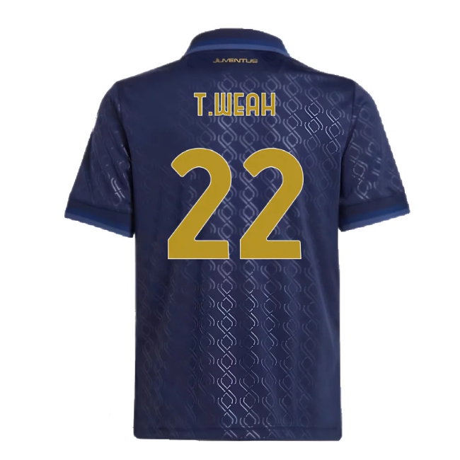 2024-2025 Juventus Third Shirt (Kids) (T.Weah 22) — Buy Now