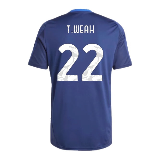 2024-2025 Juventus Training Jersey (Navy) (T.Weah 22) — Buy Now