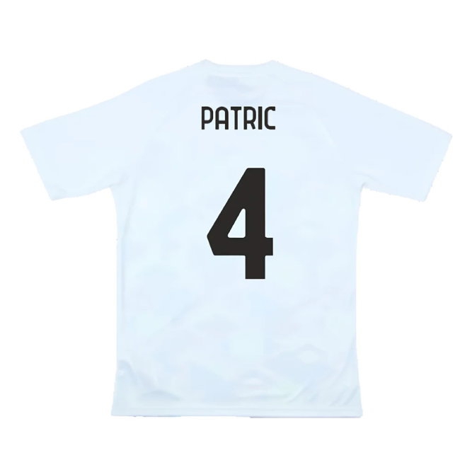 2024-2025 Lazio Pre-Match Jersey (White) (Patric 4) — Buy Now