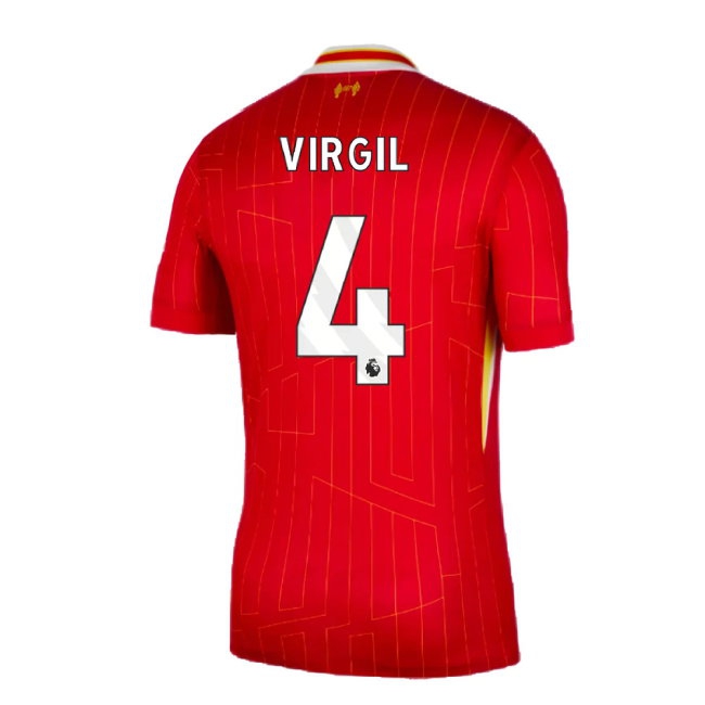 2024-2025 Liverpool Home Shirt (Virgil 4) — Shop Online