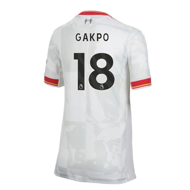 2024-2025 Liverpool Third Shirt (Kids) (Gakpo 18) — Shop Now