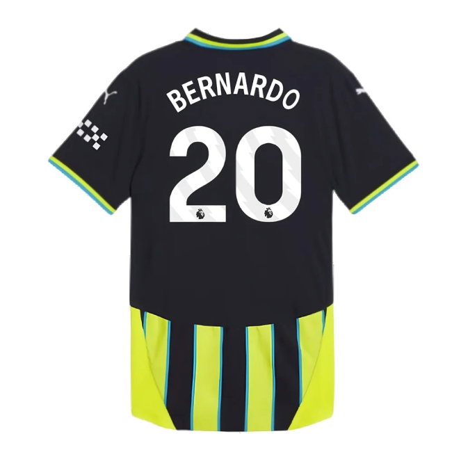 2024-2025 Man City Away Player Version Shirt (Bernardo 20) — Shop Online