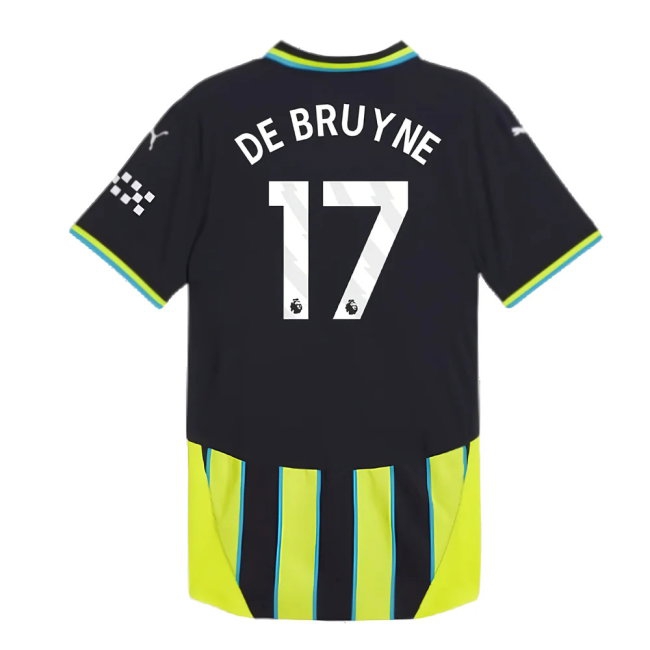 2024-2025 Man City Away Player Version Shirt (De Bruyne 17) — Shop Now