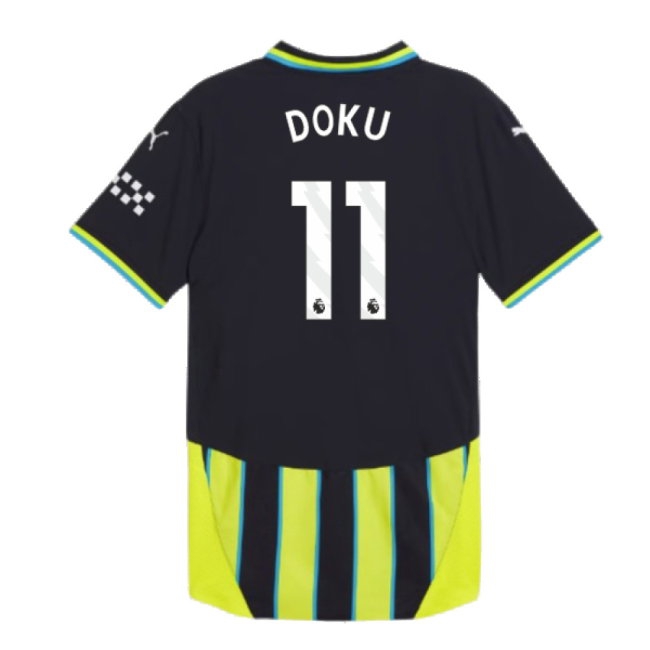 2024-2025 Man City Away Player Version Shirt (Doku 11) — Buy Now