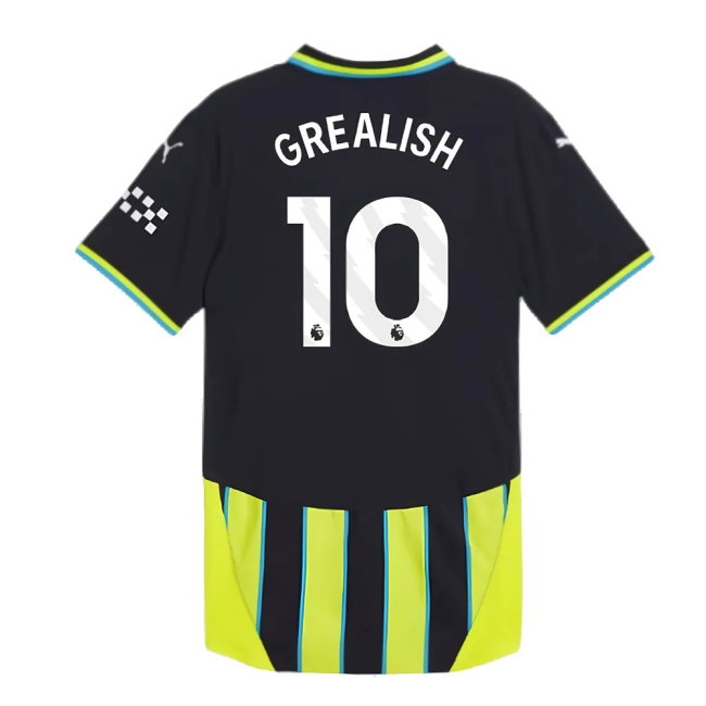 2024-2025 Man City Away Player Version Shirt (Grealish 10) — Shop Now