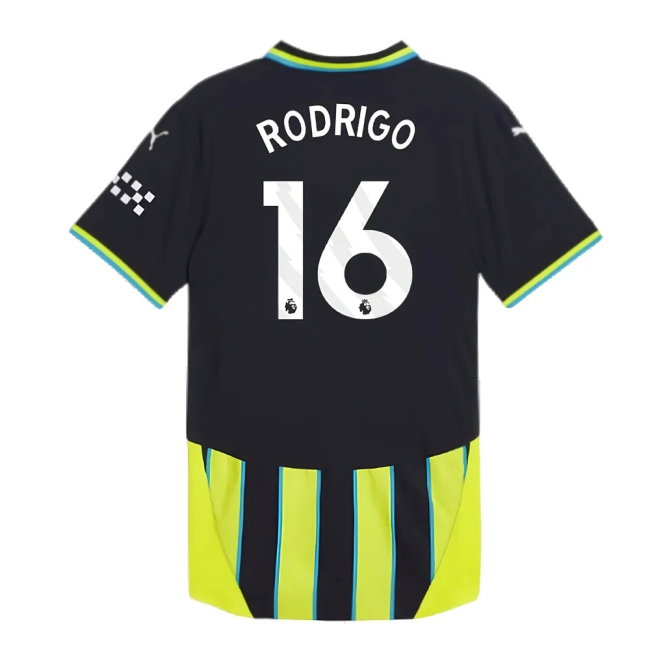 2024-2025 Man City Away Player Version Shirt (Rodrigo 16) — Shop Online