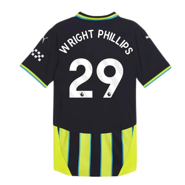 2024-2025 Man City Away Player Version Shirt (Wright Phillips 29) — Buy Online
