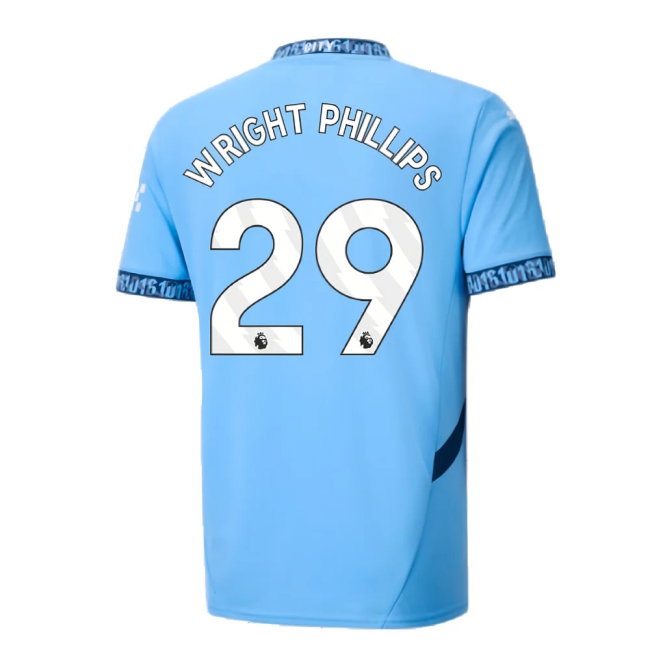 2024-2025 Man City Home Shirt (Wright Phillips 29) — Buy Online
