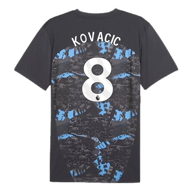 2024-2025 Man City Prematch SS Jersey (Strong Gray) (Kovacic 8) — Shop Now