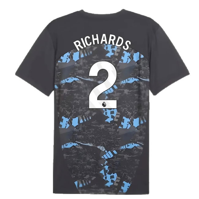 2024-2025 Man City Prematch SS Jersey (Strong Gray) (Richards 2) — Buy Online