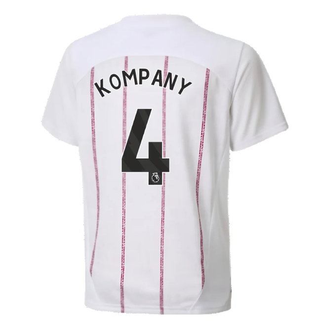 2024-2025 Man City Prematch SS Jersey (White) - Kids (Kompany 4) — Shop Now