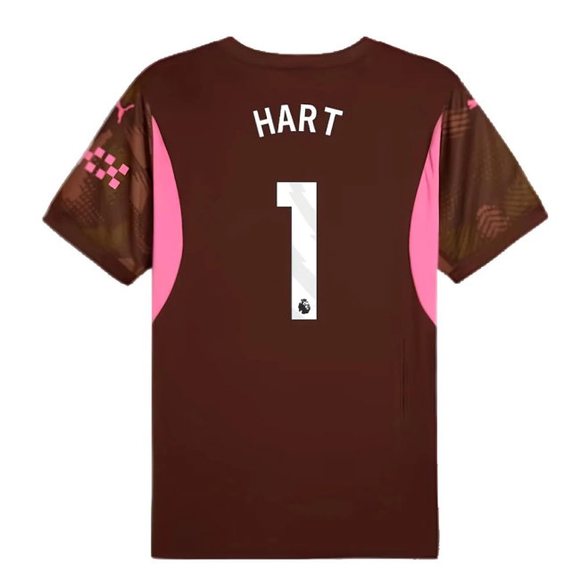 2024-2025 Man City Third Goalkeeper Shirt (Espresso Brown) (Hart 1) — Buy Online