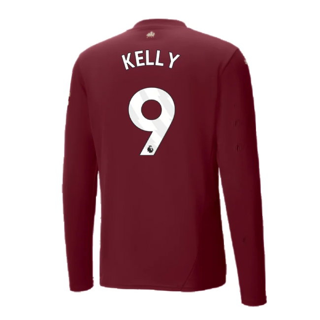 2024-2025 Man City Third Long Sleeve Shirt (Kelly 9) — Shop Online